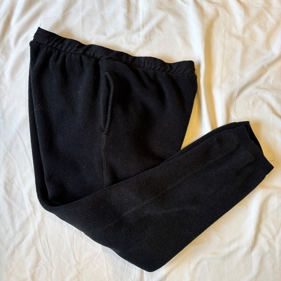 REI Other - Vintage REI Fleece Pants Men’s Large Black Drawstring Camp Lounge